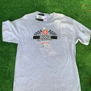 New Vintage Dodge Racing NASCAR Motorsports Graphic T-Shirt,Heather Grey, Size L